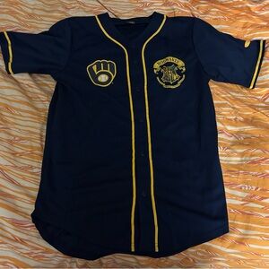 Milwaukee Brewers/Harry Potter Baseball Jersey - No. 7 Potter - Size Adult Small